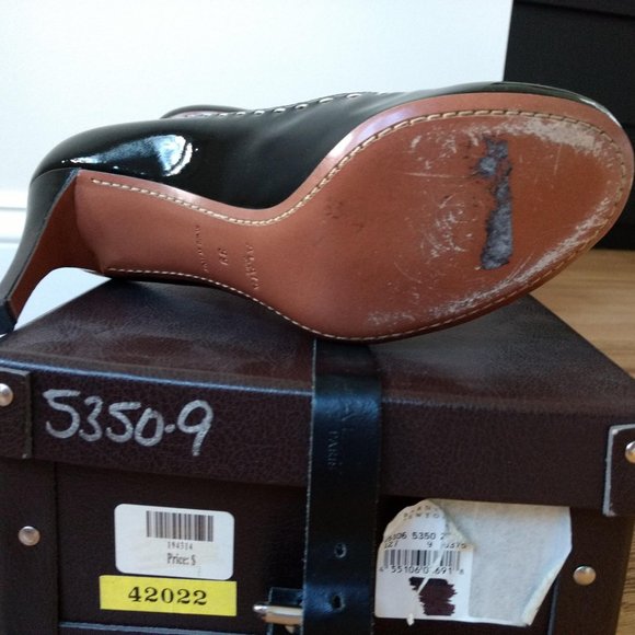 Alaia Altazure Donna Black Patent Leather Pumps - Picture 7 of 8